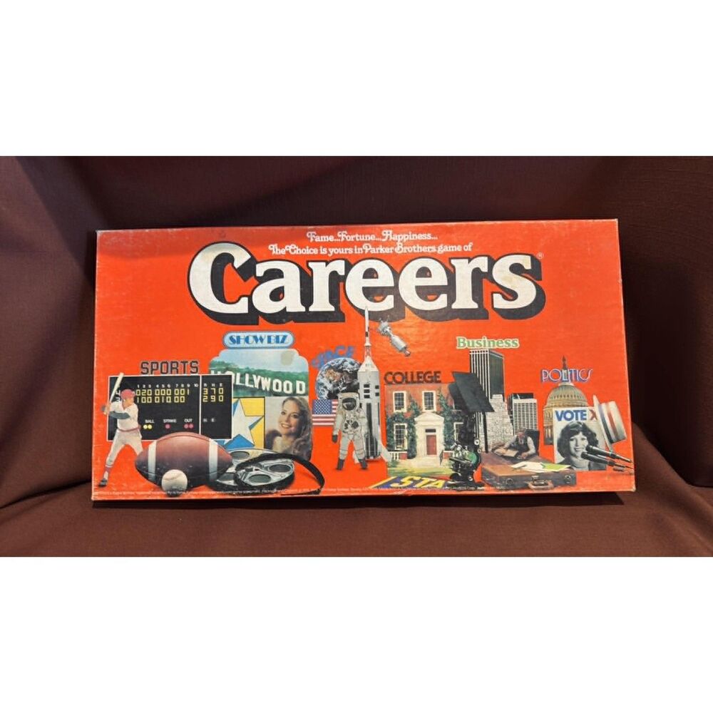 Vintage 1979 Careers Board game Parker Brothers Complete